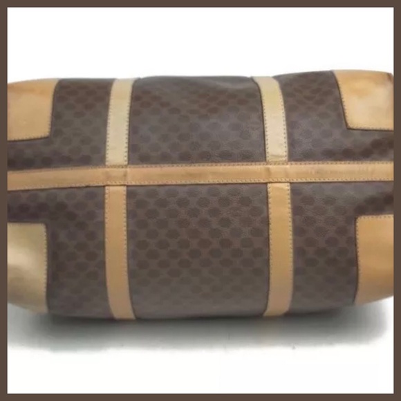 CELINE Macadam Pattern Boston Bag with Padlock Key - Picture 4 of 11